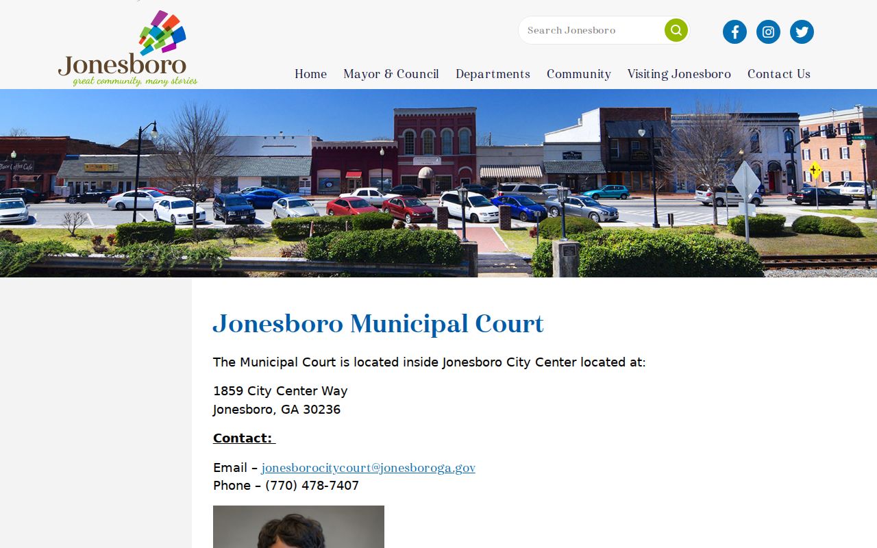 Jonesboro warrant search court and payment route