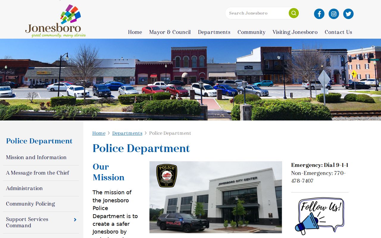 Jonesboro warrant search police contact in Clayton County